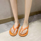 Flip-flops Women Wear Flat-bottomed Non-slip Flip Flops Outside Summer Outdoor Beach Sandals Slippers
