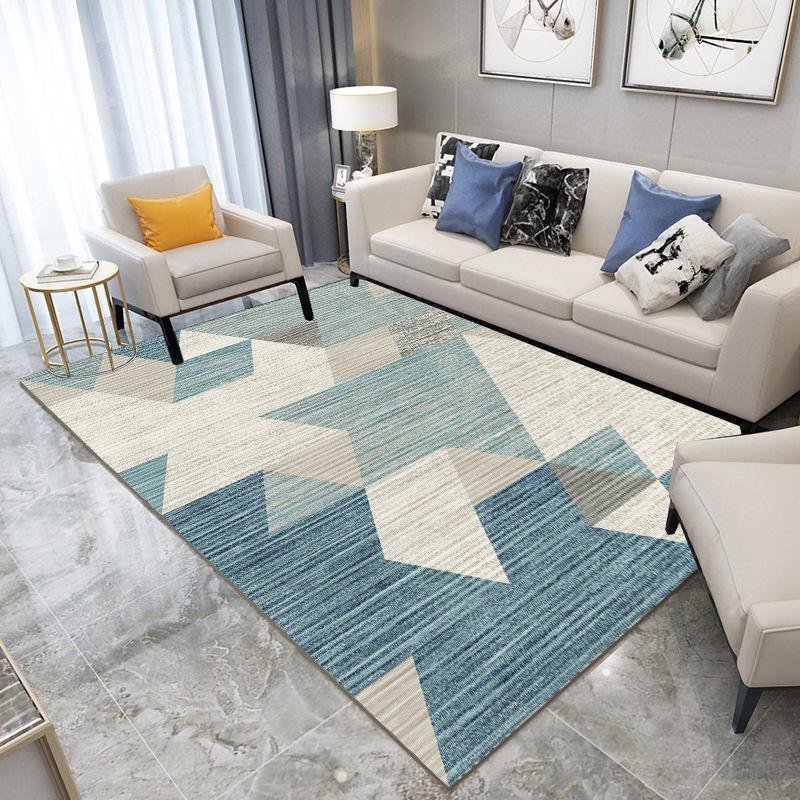 Ins Nordic Carpet Living Room Large Area Floor Mat Room Bedroom Bedside Full Floor Entry Floor Mat Household Washable
