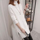 Autumn and Winter Thick Turtleneck Sweater Mid-length Loose Wild Sweater Dress Hedging Knit Women Sweater Dress
