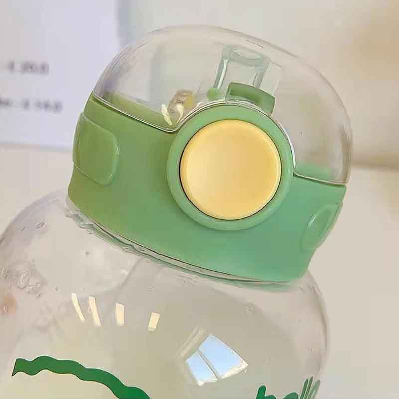 Water Bottle 600ml Plastic Straw Water Cup High Temperature and Drop Resistant Portable Water Bottle