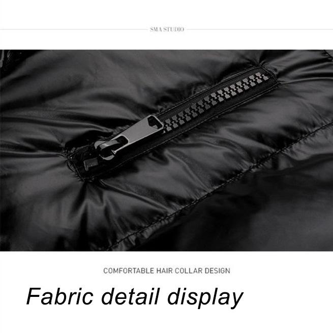 Fur Collar Cotton Clothes Women's Winter Coat Ladies Cotton-padded Jacket Loose Shiny Bread Coat Long-sleeved Top