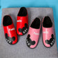 Winter Ladies Leather Warm Slippers Plus Velvet Thickening Plus Cotton Non-slip Wear-resistant Waterproof Cotton Slippers