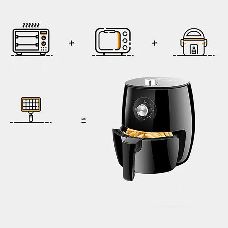 Household Automatic Air Fryer Large-capacity Oil-free Intelligent Electric Fryer Multifunctional Blogger Recommends Electric Fryer