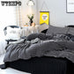 Quilt Cover Bedclothe Simple Stripe Bed Sheet Comfortable Quilt Cover Duvet Cover Pillow Case
