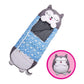 Children's Animal One-piece Sleeping Bag Cartoon Children's Pillow Sleeping Bag Folding Anti-kick, 6 Years Old To 12 Years Old