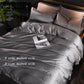 Bedding Washed Silk Nude Sleeping Four-piece European Solid Color