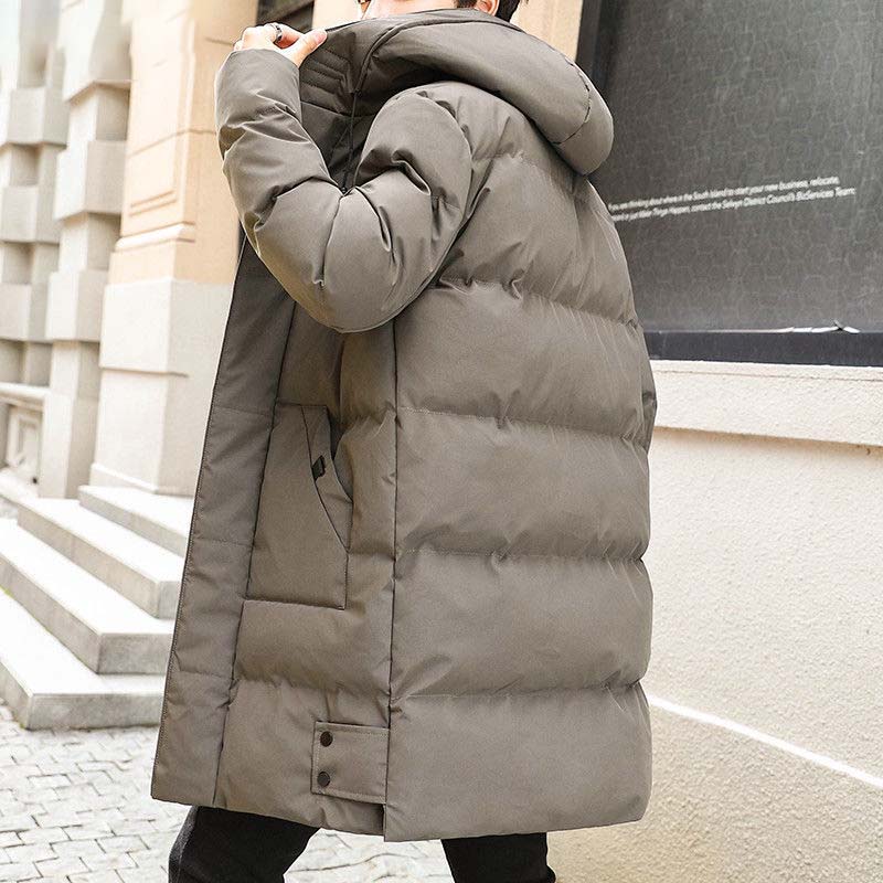 Padded Jacket Men's Trendy Jacket Winter Thick Padded Jacket Mid-length Down Padded Jacket Men's Large Size
