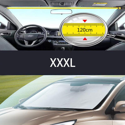 Car Sunshade Automatic Telescopic Rod Front Sunshade Heat Insulation Car General Purpose