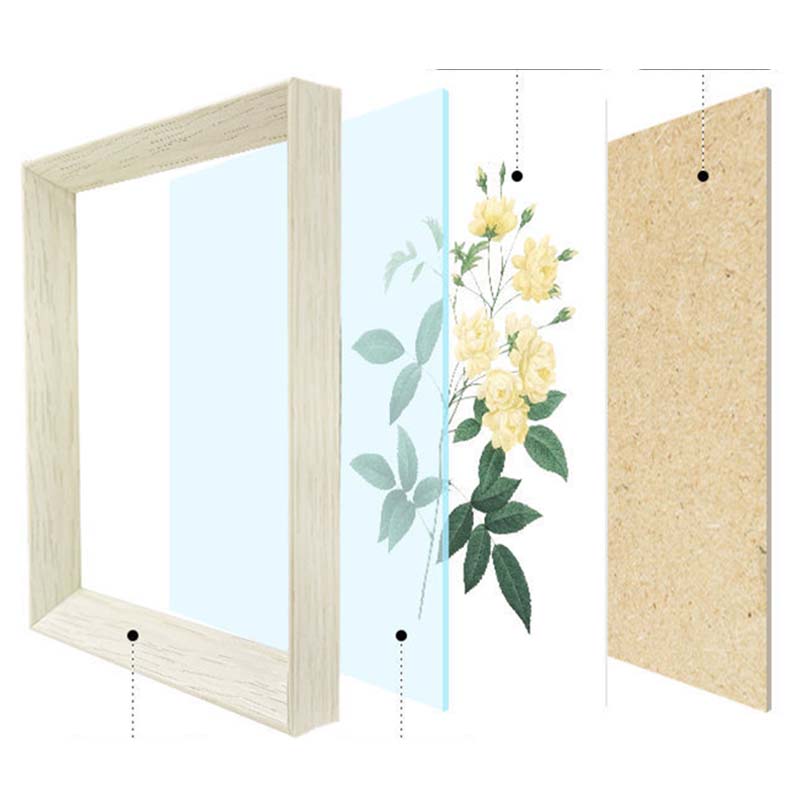 Framed Cross Stitch DIY Hand-woven Thread Embroidery Simple Modern Flower Simple Embroidery Living Room Bedroom Decoration