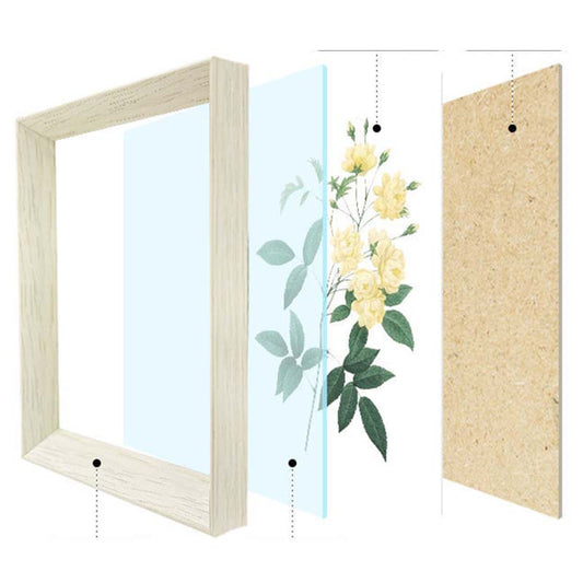 Framed Cross Stitch DIY Hand-woven Thread Embroidery Simple Modern Flower Simple Embroidery Living Room Bedroom Decoration