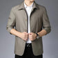 Spring and Autumn Thin Middle-aged Men's Jacket Middle-aged Business Casual Jacket Dad Jacket