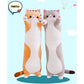 Cute Girl Sleeping Pillow Long Cat Plush Pillow