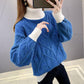 Autumn/winter Turtleneck Sweater Women Loose Knit Bottoming Shirt Long-sleeved Pullover Outer Wear