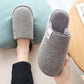 Autumn Winter Home Warm Plush Cotton Slippers Men's Simple Home Bedroom Anti-skid Thick Sole Cotton Slippers