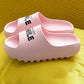 Soft Thick-soled Summer Massage Slippers Not Smelly Feet Household Couple Sandals and Slippers Deodorant Bathroom Bathing Home Non-slip Flip Flops