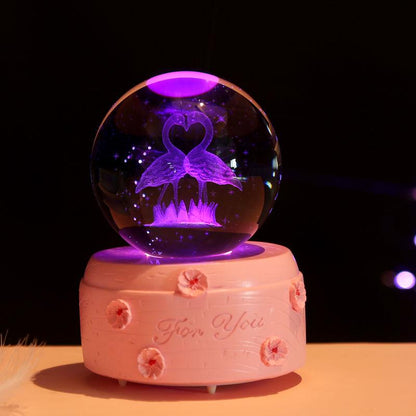Crystal ball Christmas living room decoration Christmas present Room decoration Christmas