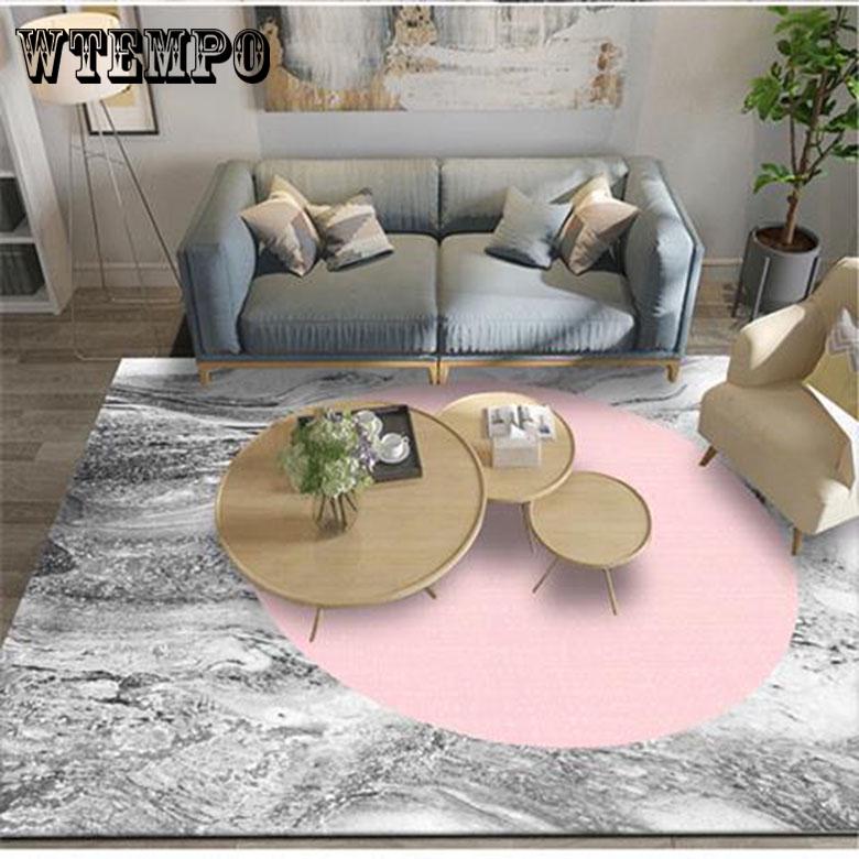Nordic Modern Simplicity Carpet Bedroom Tea Table Rugs Non-slip Geometric Patterns Carpets