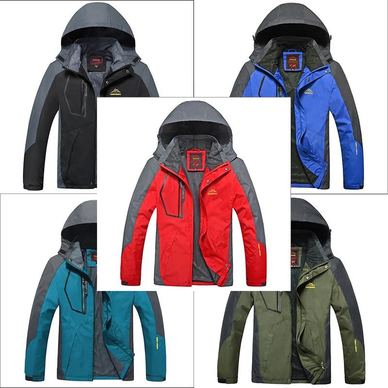 Oversized Thin Autumn and Winter Jacket Men's Windproof and Waterproof Outdoor Mountaineering Suit