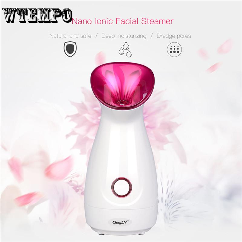 Deep Cleansing Facial Pore Cleaner Face Steaming Device Facial Steamer Machine Thermal Nano Ionic