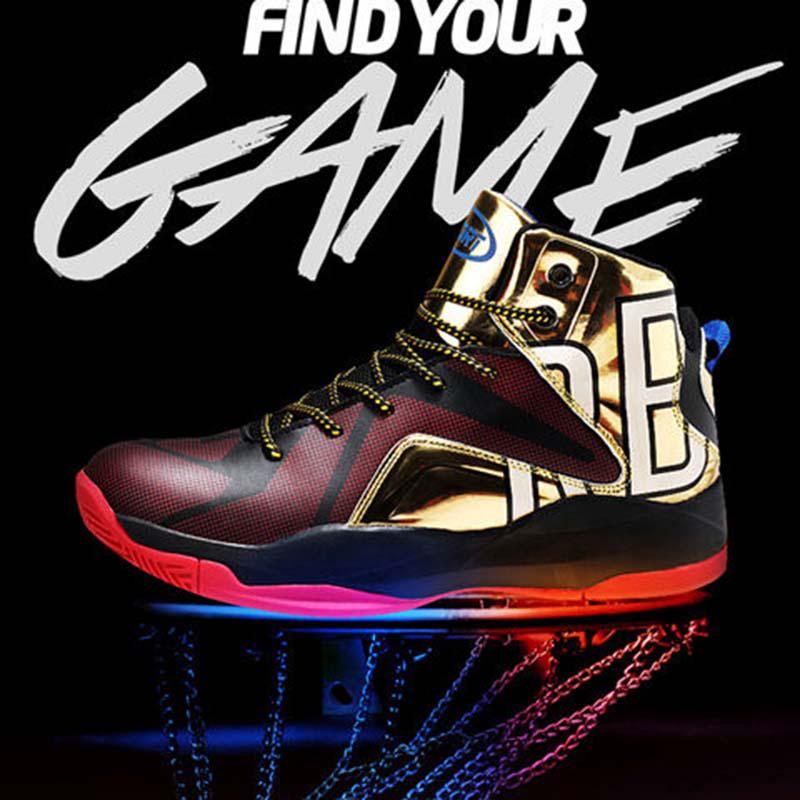 39-46 Men Shockproof Basketball Shoes Sneakers Wear-resistant Lightweight Breathable Running Shoes
