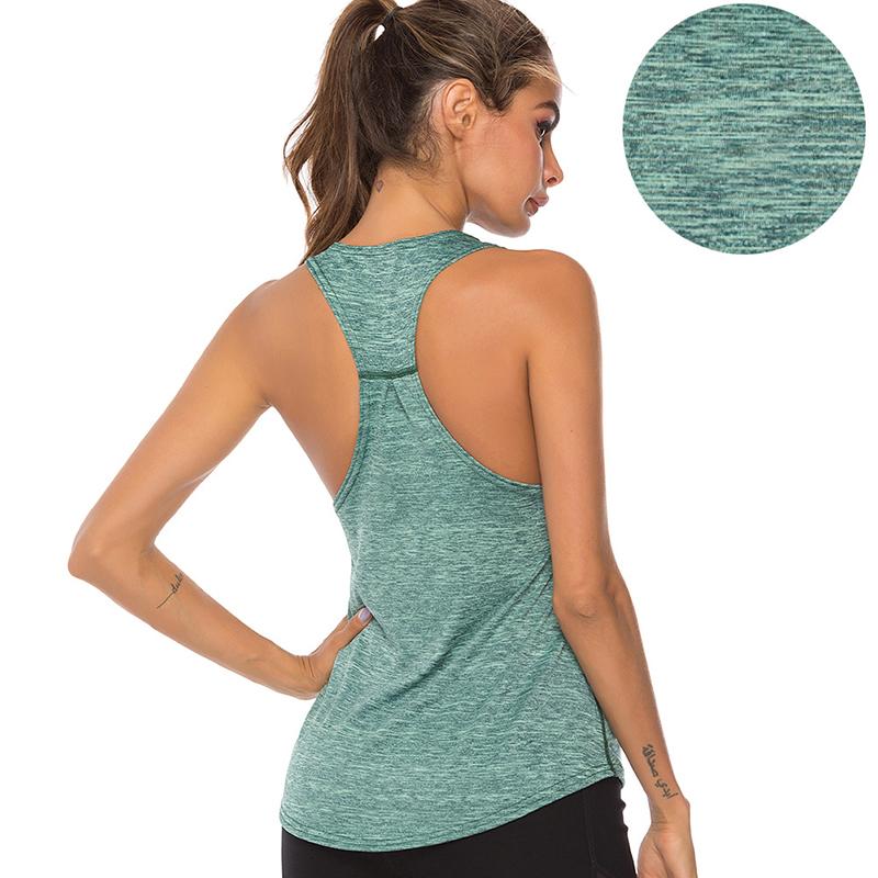 Women's Yoga Vest Moisture-wicking Vest Sports Underwear Loose Yoga Wear I-shaped Vest Running Top T-Shirt Plus Sized Clothes Tops for Women