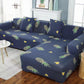 Cartoon Simple pineapple Slipcovers Elastic Sectional Sofa Cover L Shape Cover 1/2/3/4 Seater