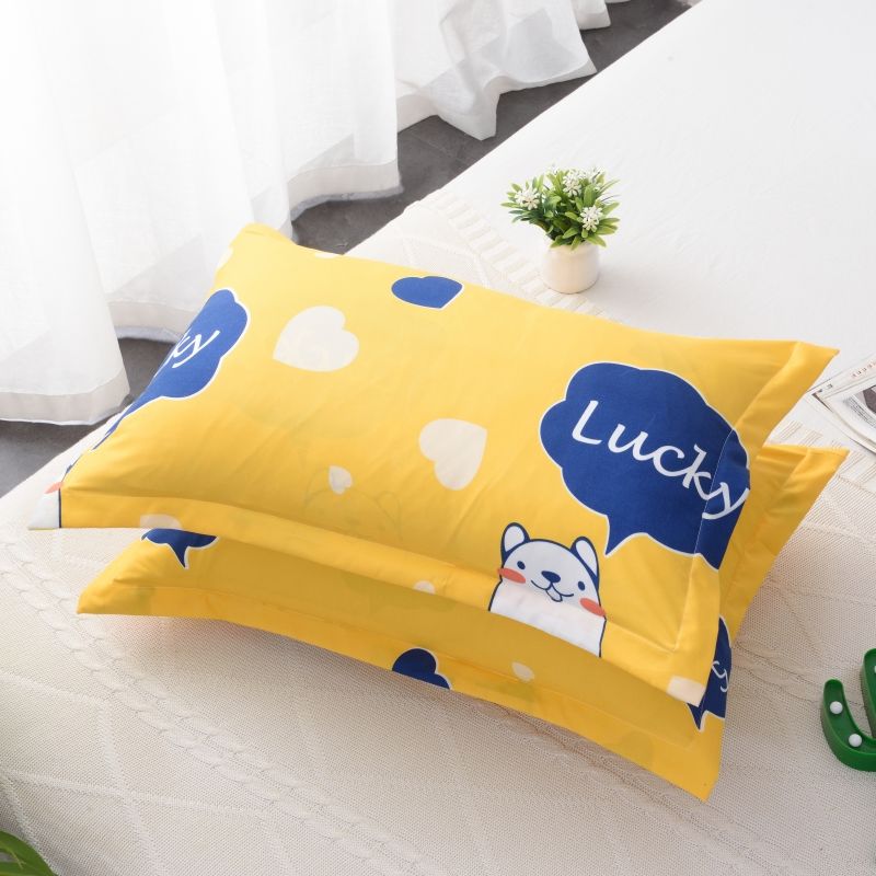 A Middle Pillow Genuine Pillow Core Adult Wedding Home Hotel Student Pillow with Pillowcase