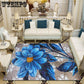 3D Peacock Carpet for Living Room Flower Printed Sofa Large Carpets Bedroom Floor Mats Area Rugs