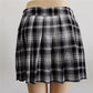 Gothic Pleated Skirt Punk Skirt Dark Series Fake Two-piece Leggings Ring Skirt Pants Irregular