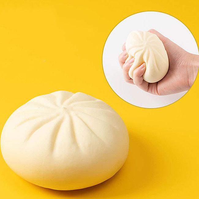 Simulation Decompression Steamed Stuffed Bun Toy Funny Big Steamed Bun Vent Artifact Creative Decompression Fake Steamed Stuffed Bun Toy
