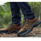 Winter Men's Shoes Hiking Shoes Plus Velvet Warm Outdoor Sports Shoes Large Size Non-slip and Waterproof Travel Shoes