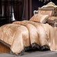 Jacquard Luxury Bedding Set Queen/king Size Bed Set Lace Duvet Cover Fitted/bed Sheet Sets