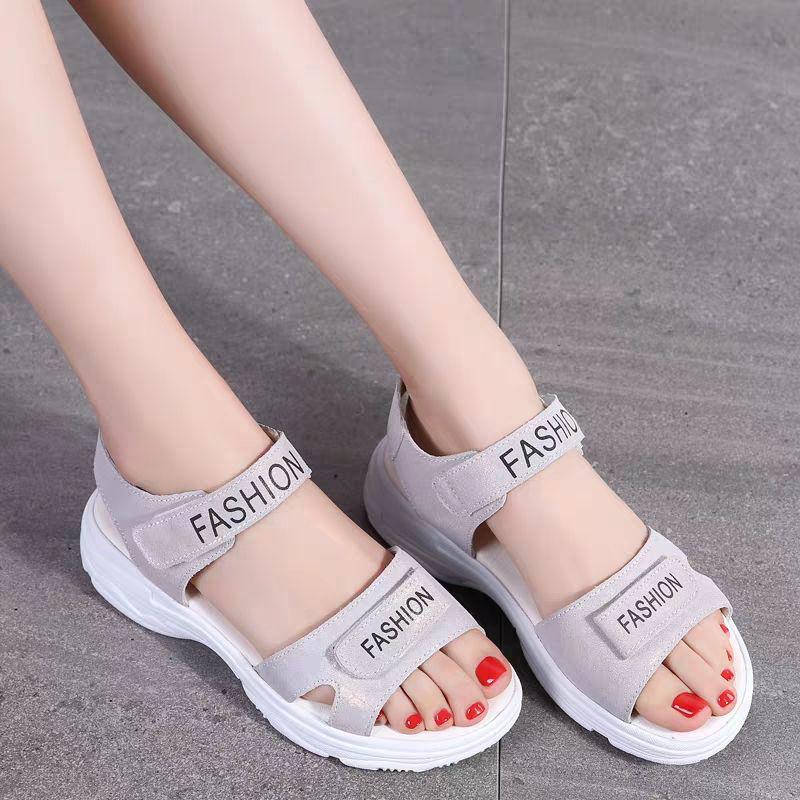 Sandals Ladies Students Korean Version  Roman Shoes Flat College Style Wild Summer Fashion Comfortable  Breathable