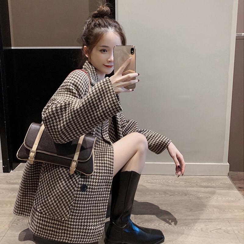 Fashion Autumn Women Plaid Blazers  Jackets Work Office Lady Suit Slim  Business Female Blazer Coat Talever