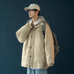 Fake Two Padded Jacket Men's Winter Thick Bread Clothes Loose Large Size Cotton Clothes Men's Trend