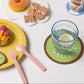 6pcs Cartoon Fruit Cute Table Mat Silicone Mat Non-slip Anti-scalding Coaster