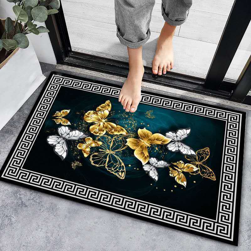Floor Mat Door Entrance Door Entrance Door Absorbent Non-slip Carpet Door Step Mat Toilet Bathroom Household Washable