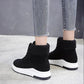Snow Boots Women's New Winter Cotton Shoes Plus Velvet Thickened Bottom To Keep Warm Martin Boots Ins Mid-tube Ankle Boots