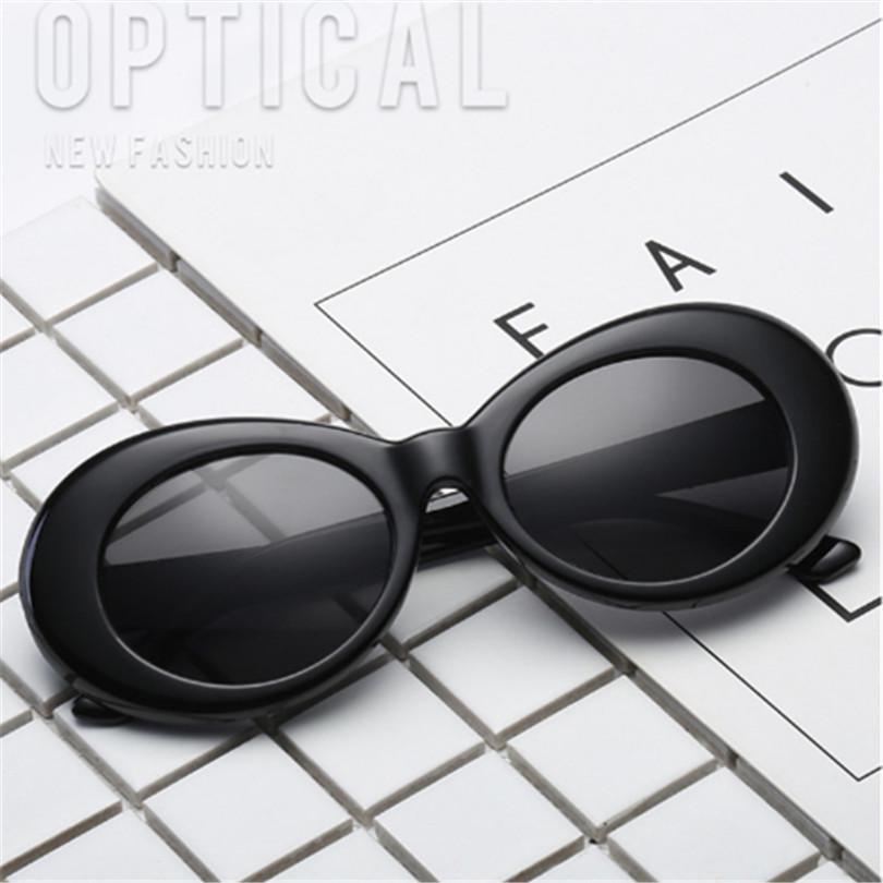Clout Goggles NIRVANA Kurt Cobain Round Sunglasses Men Women Brand Designer Mirrored Glasses Male Fe