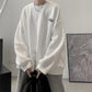 Winter Warm Thick Sweater Men's Loose Round Neck Design Sense of Autumn and Winter Lovers Knitted Top
