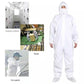 Disposable integrated hooded full body protective clothing Dust and water resistant breathable