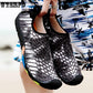 Male Non-slip Breathable Swimming Shoes Baotou Thick-soled Shoes Fishing Beach Soft Shoes