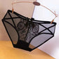 Large Size Panties Women's Transparent Mesh Lace Sexy Seamless Elastic Panties