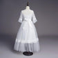 Children's Dresses Children's Princess Dresses Sleeves Girls Birthday Party Dresses Long Puff Skirts