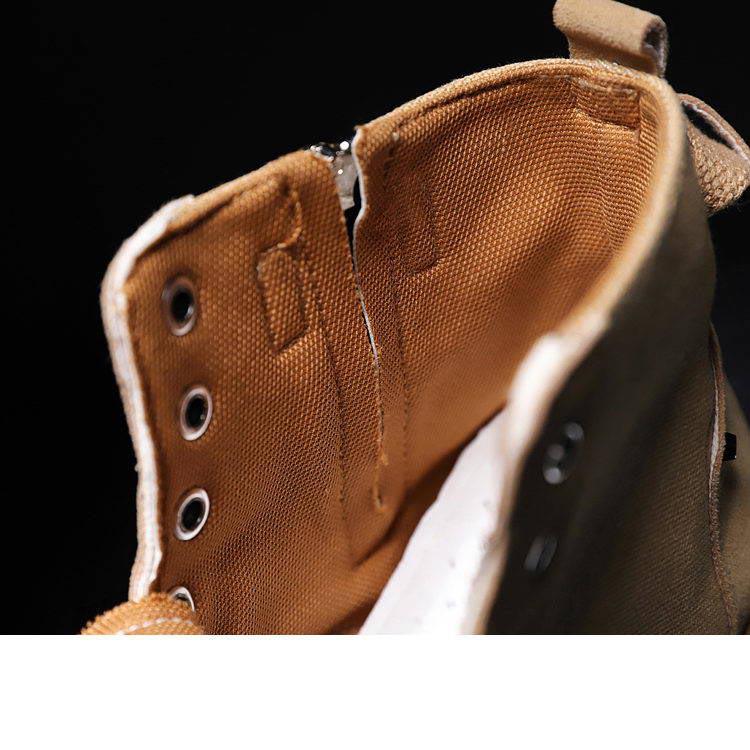 Men Fashion Winter Warm Retro Martin Short Boots Round Toe Outdoor Shoes Ankle Strap
