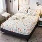 Fitted Waterproof Twin Mattress Cover Cotton Thick Printed Bedspread Bed Sheet Mattress Protector