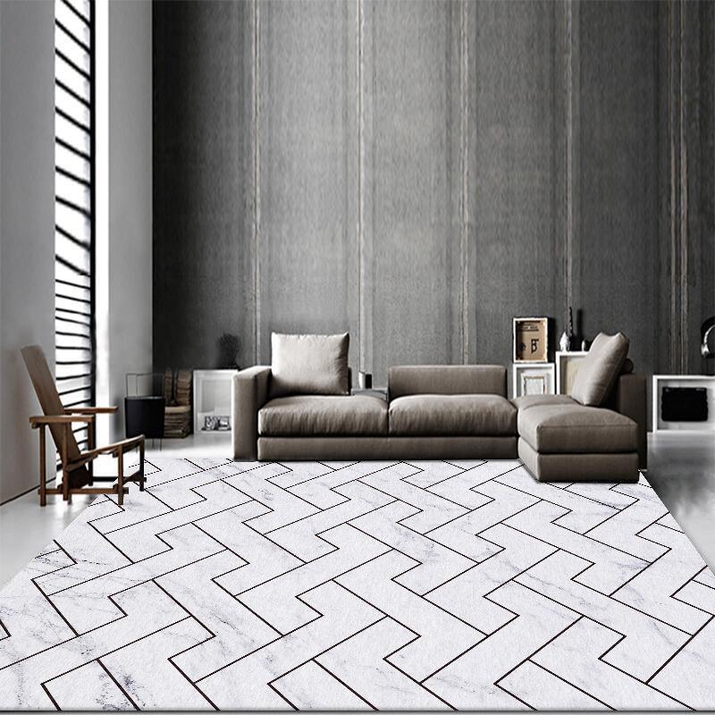 Nordic Carpet Living Room Coffee Table Blanket Modern Minimalist Bedroom Room Large Area Full of Bed Mats and Floor Mats