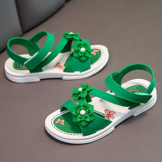 Summer Fashion Big Kids Beach Shoes Girls Soft Sole Little Girl Kids Shoes Kids Princess Sandals