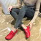 Casual Single Shoes Women Korean Fashion Peas Shoes Women All-match Square Toe Flat Mother Shoes