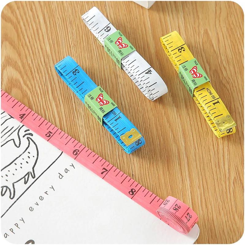 1.5m Mini Soft Tape Measure Clothes Ruler Measure Three-dimensional Ruler Household Utility Tool